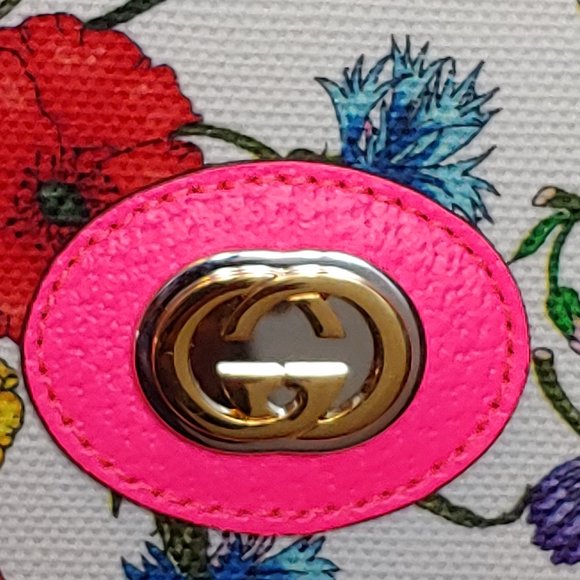 SOLD🙏NWOT GUCCI FLORAL PRINT TOTE BAG - Picture 3 of 17